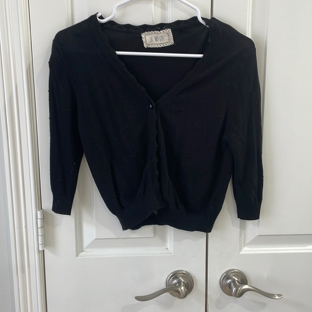 Cardigan S good condition cropped